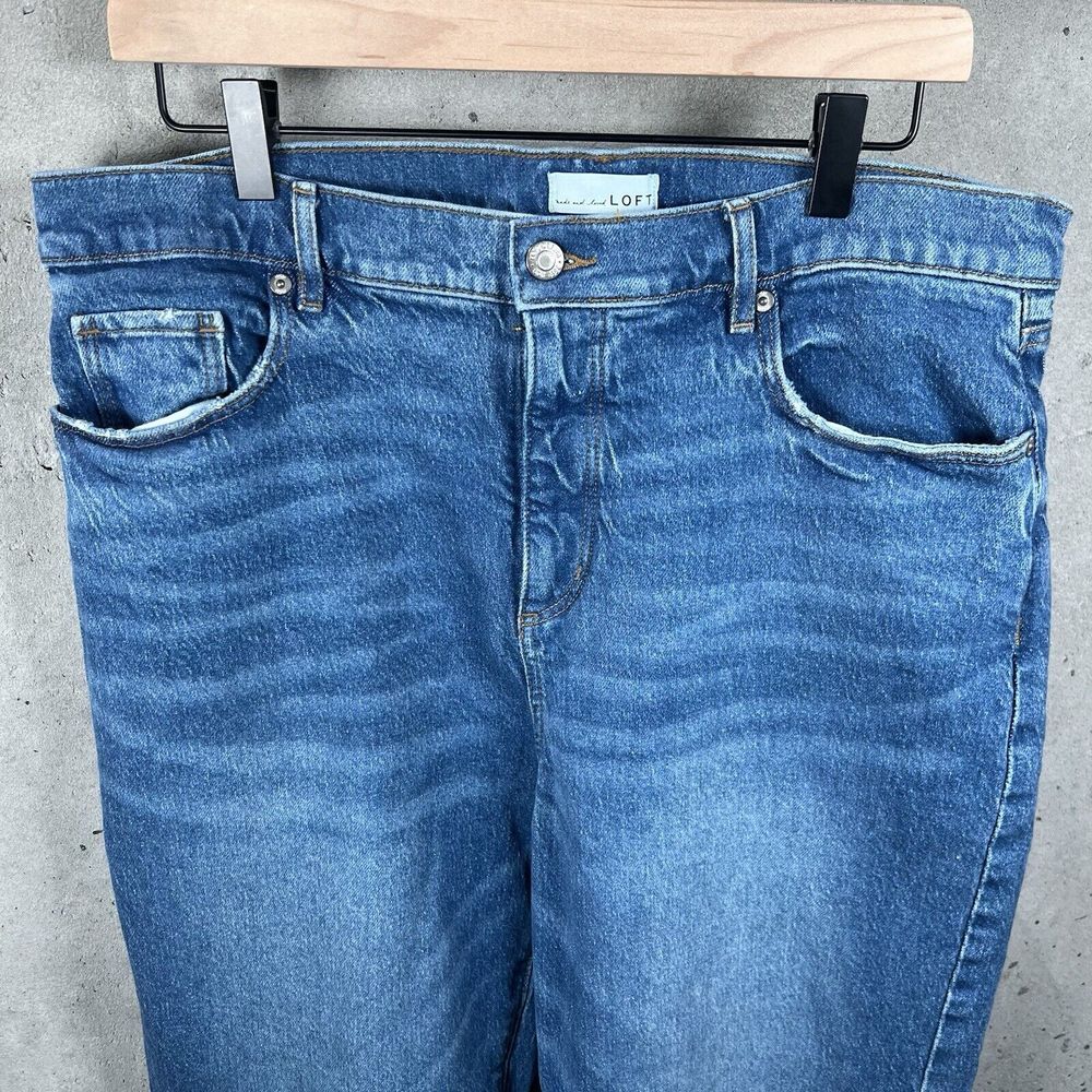 LOFT High Rise Blue Jeans - Picture 3 of 11